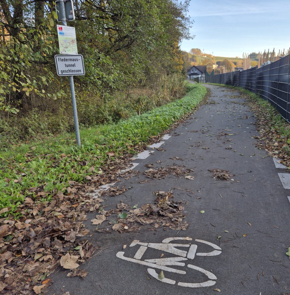 Fledermaustunnel geschlossen